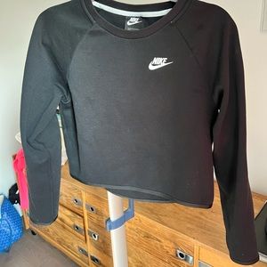 Nike tech fleece cropped sweatshirt